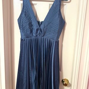 Abercrombie & Fitch Navy Pleated Dress